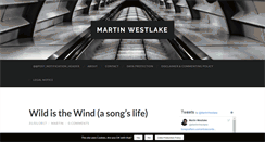 Desktop Screenshot of martinwestlake.eu